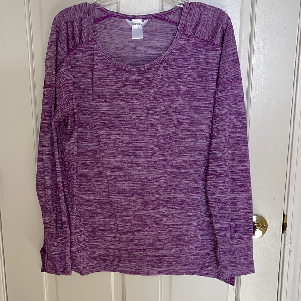 Womens Jockey Long Sleeve workout gear/leisure wear top